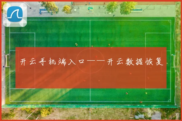 开云手机端入口——开云数据恢复