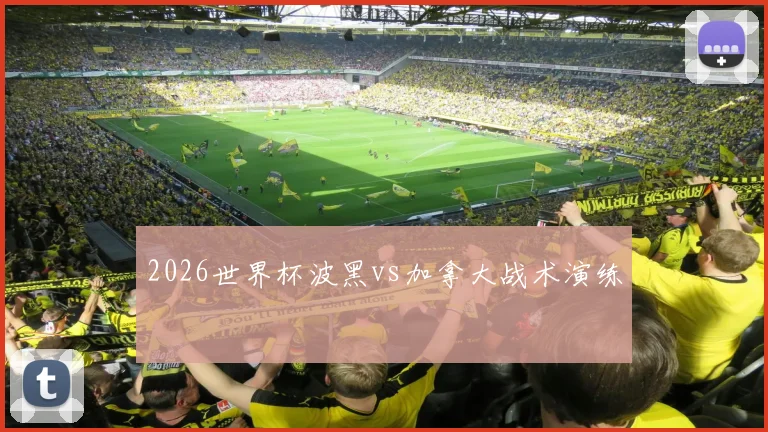 2026世界杯波黑vs加拿大战术演练
